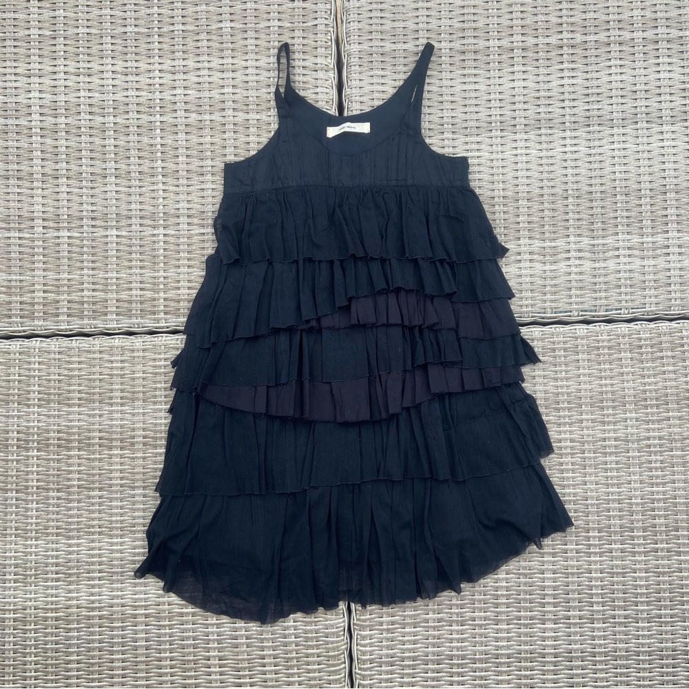 Suzuki Takayuki Silk Ruffle Dress